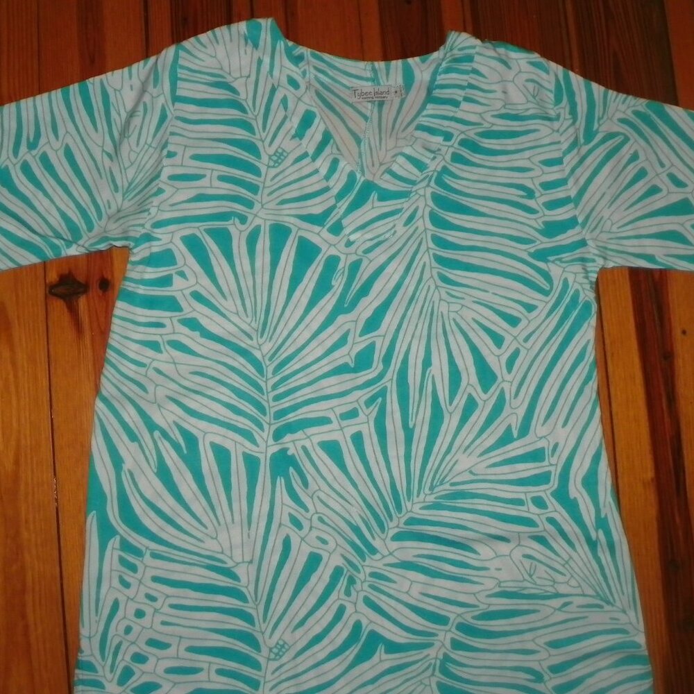 TYBEE ISLAND CLOTHING CO  LADIES' BEACH COVER UP/TUNIC  SIZE: MED